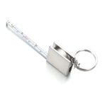 Keyring Measure  Keychain  Retractable Ruler Gauging Tool Measuring Tools Tape Measures