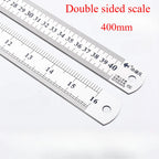 Stainless Steel Metal Straight Ruler Precision Double Sided Precision Measuring Tool Scale Metric Ruler Accessories 15-40cm