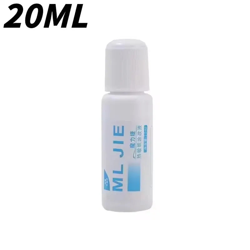 20ml 30ml 50ml Thermal Paper Correction Fluid Fast-Drying Anti Peep Identity Information ID Info Privacy Protector Quick Eraser