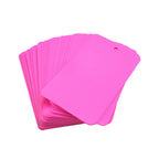 50pcs 4x6/5x9cm Rectangle Blank Plastic Tags Blank Merchandise Tag PVC Price Tags Waterproof Plastic Identification Price Tags