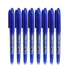 8pcs Multi-Color Erasable Gel Pen 0.5mm Tip Painting Writing Drawing School Black Blue Red Pink Orange Green Purple Light Blue