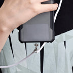 Cell Phone Lanyard Crossbody Adjustable Neck Strap for Around The Hand with Clear Tether Tab for Most Full Coverage Phones Case