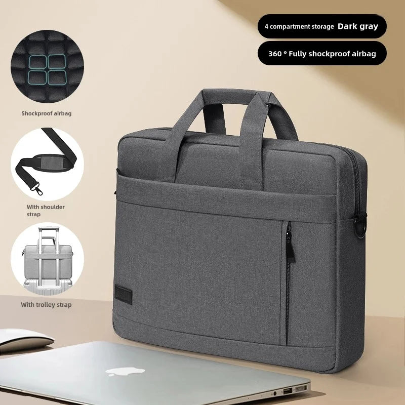 Business Laptop Bag Case Shoulder Tote Bag Notebook Bag Briefcase For 13 15 17 Inch Macbook Air Pro HP Huawei Asus Dell Handbag