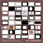 Yoofun 96 sheets Vintage Style Memo Pad Material Paper for Journal Planner Scrapbooking Materials Stationery Notes Paper