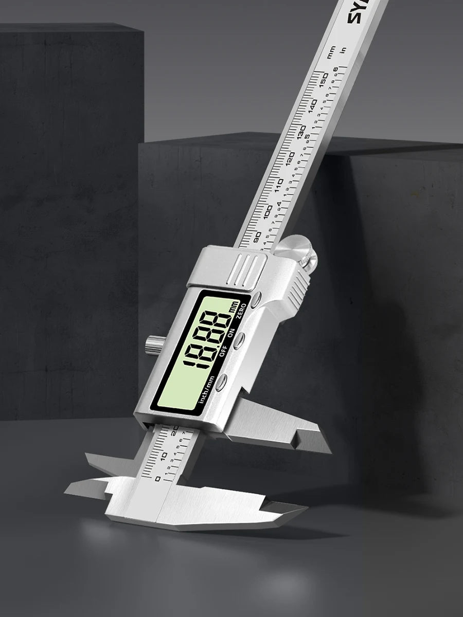 Electronic Vernier Caliper 0-150/200/300mm Digital Vernier Calipers Micrometer Steel Vernier Caliper Messschieber Paquimetro