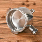 Double Spout 51mm Coffee Portafilter With 1 2 Cups Basket for Delonghi ECO680 ECO685