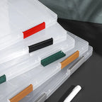 Transparent Thicken A4 File Box Plastic Office Document Sorting Storage Box Buckle Design Book File Archive Seal Boxes Organizer