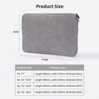 PU sheepskin leather fabric Waterproof Leather 9.7-15.6 inch Tablet PC Carrying Case Protective  Notebook Shockproof Cover