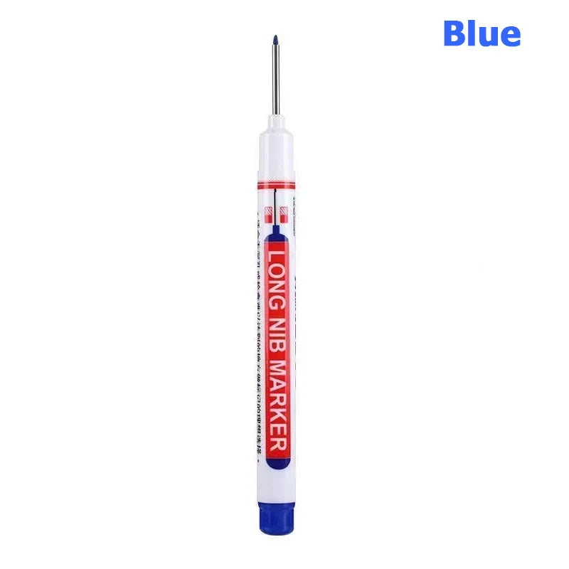 1pcs 20MM Red/Black/Blue/White/Green Ink Long Head Markers Bathroom Woodworking Decoration Multi-purpose Deep Hole Marker Pens