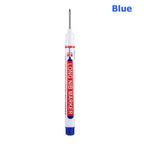 1pcs 20MM Red/Black/Blue/White/Green Ink Long Head Markers Bathroom Woodworking Decoration Multi-purpose Deep Hole Marker Pens