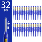 4-60Pcs 45mm Long Nib Head Carpenter Pen Deep Hole Marker Pens Black/Blue/Red/White for Measuring Woodworking Hand Tools