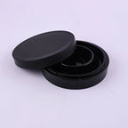 5-Inch Hot Pot Inkstone with Cover Double Circle Anti-drop and Anti-dry Ink Inkstone for Students' Calligraphy