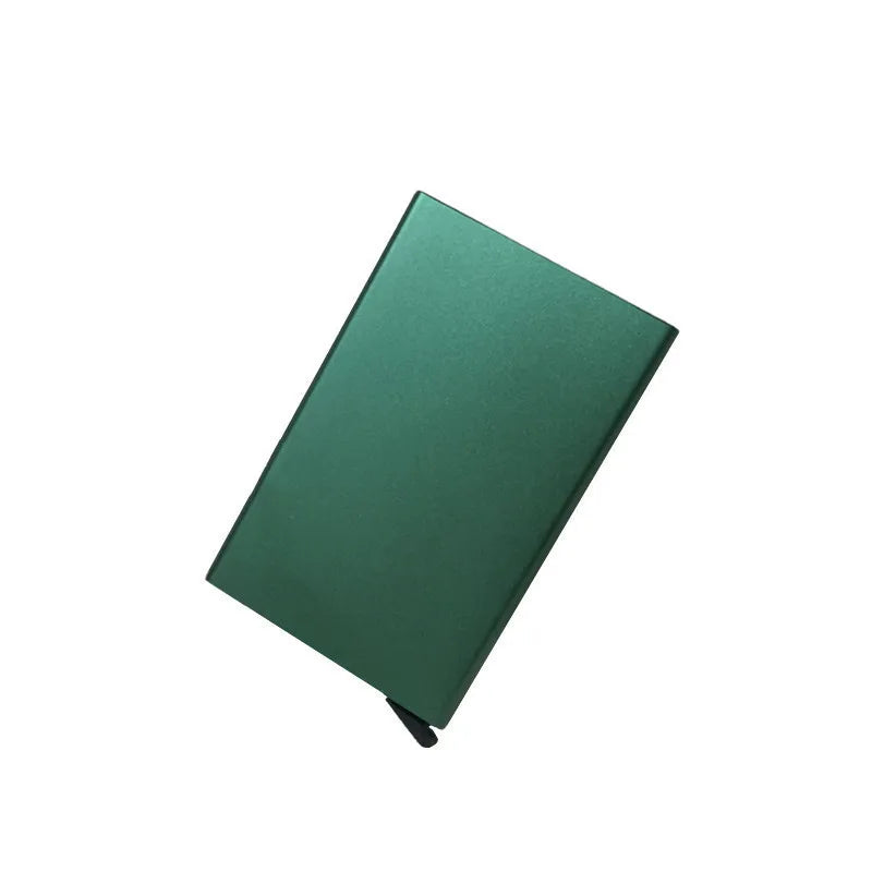 Anti-theft ID Credit Card Holder Minimalist Porte Carte Thin Aluminium carteras Pocket Case Bank Women Men Credit Card Box DIY