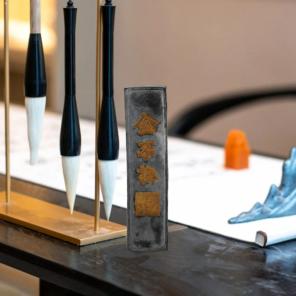Ink Chinese Inkstone Painting Stick Stone Block Sumi Sticks Pratice Strip Accessories Grindingjapanese Natural Soot