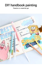 105Color Hand Account Gel Pen Languo Morandi Retro Pen Large-Capacity Color Handbook Pen For Student Painting Graffiti Writting