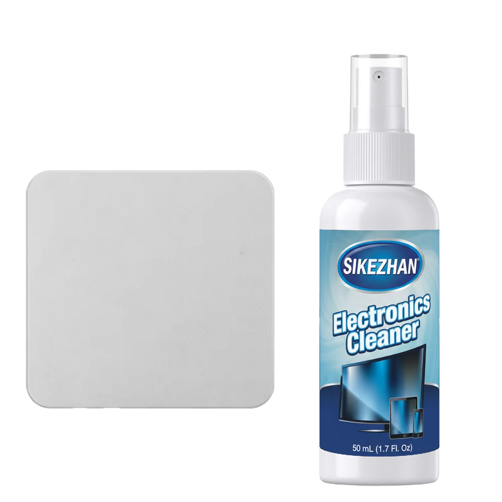 All-in-One Screen Mist Cleaner with Washable Cloth; Portable Spray for Car Touchscreen, Smart TV & Computer; Safe & Eco-Friendly