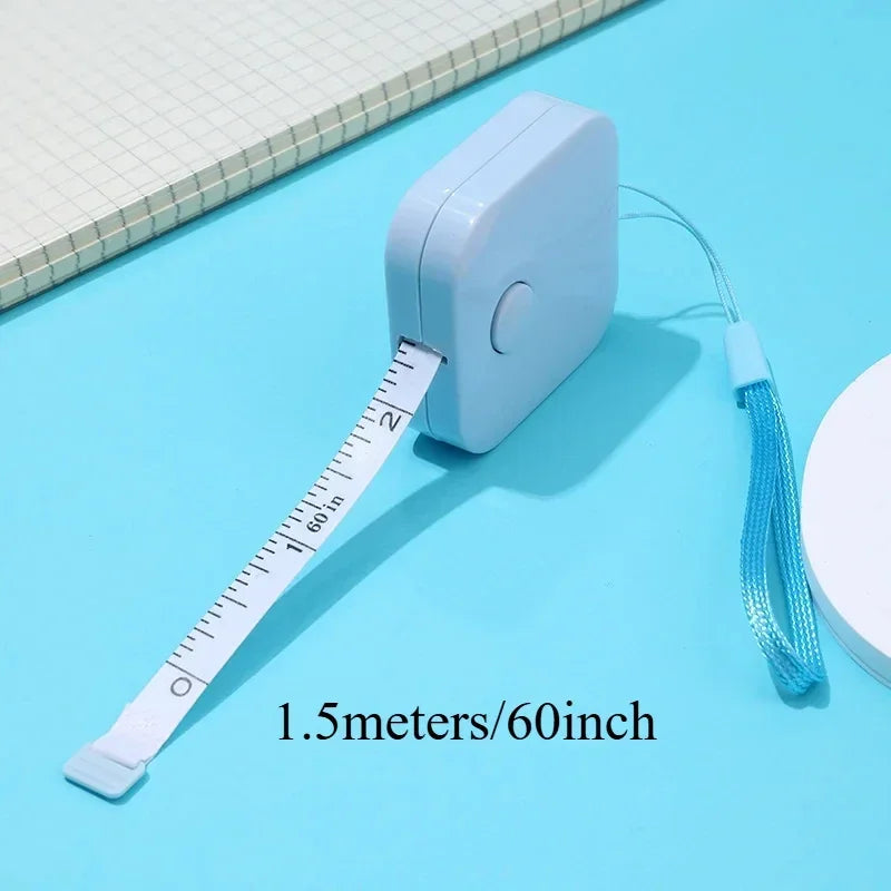 1/3/5PCS Portable Double-sided Tape Measure Retractable Mini Tape Measure for Weight Loss Medical Body Measurement Tailor Tool