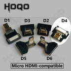 HDMI-compatible FPV Cable Micro/Mini HD-90 Degree Adapter FPC Ribbon Flat Pitch 20pin For TV Projector Multicopter Aerial Photog