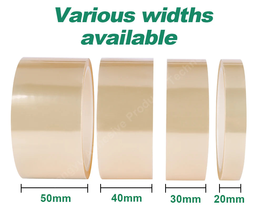 Transparent PET High-Temperature Silicone Tape Heat-Resistant Insulation Packaging Circuit Board Fixing Cable Heat Sealing