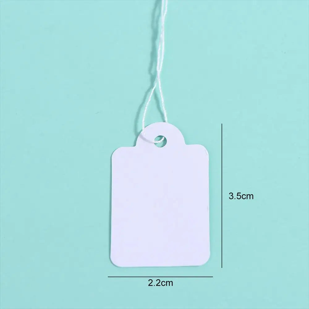 Multipurpose Hanging Price Display Cards DIY with Cotton Thread Apparel Sewing Hang Tag Price Tag Garment Tag Price Label