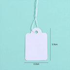 Multipurpose Hanging Price Display Cards DIY with Cotton Thread Apparel Sewing Hang Tag Price Tag Garment Tag Price Label