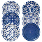 Blue and White Porcelain Paper Plates Napkins,Tableware For Birthday Decoration Wedding Decoration,Table Decor Party Supplies