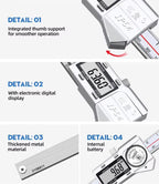 High Precision Stainless Steel Electronic Digital Calipers IP54 Vernier Boring Inner Diameter Measurement Tool