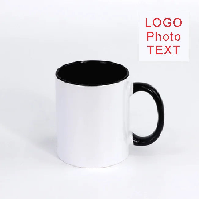 DIY Customized 350ML 12oz Ceramic Mug Print Picture Photo LOGO Text Personalized Coffee Milk Cup Creative Present Cute Gift