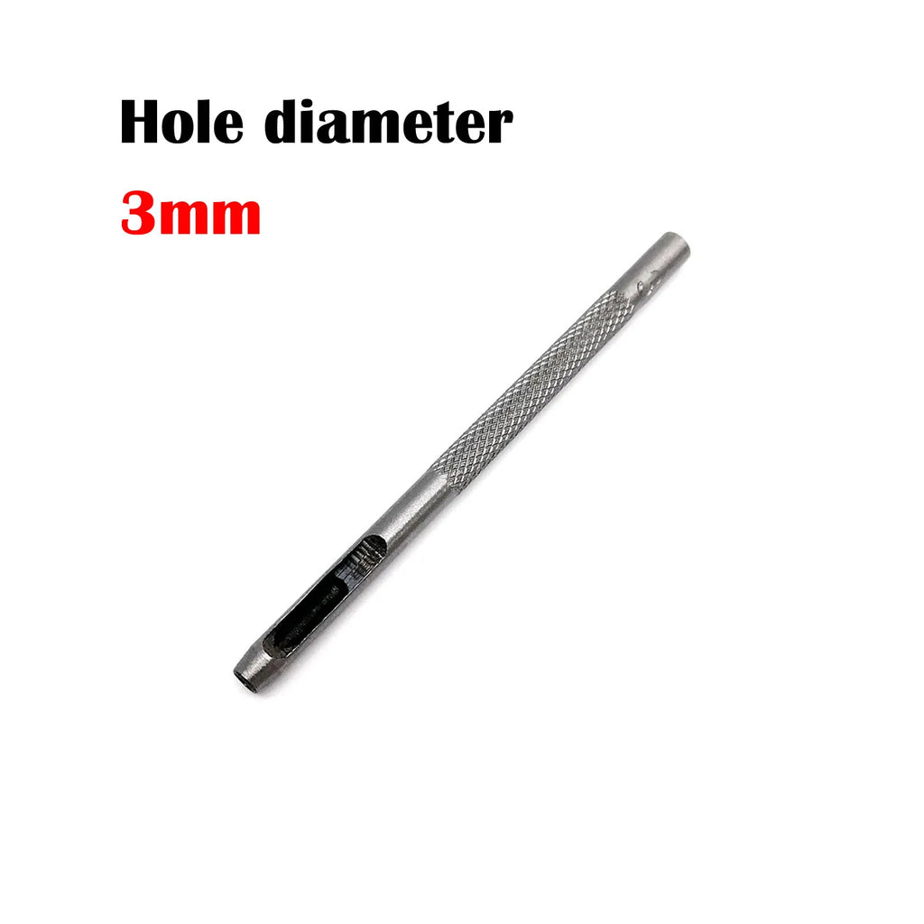 High Quality Steel 1mm 2mm 3mm 4mm 5mm 6mm 8mm to 20mm Round Hole Punch Tool Hollow Cutter for Leather Craft Belt Bag Clothing