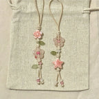 Cute Star Flower Phone Charm Strap Kawaii Ceramic Beaded Phone Lanyard Pastel Colors for Girls Bag Camera Pendant
