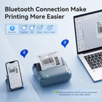 Niimbot B4 Thermal Label Printer Large Size 20-110mmm Print Width Label Sitcker Machine Shipping Label Business Office Use