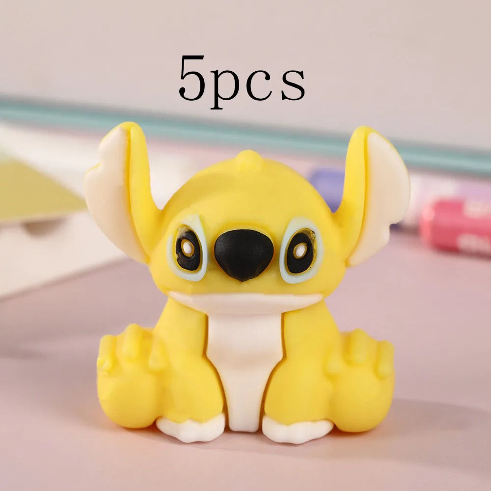 ** Cartoon Silicone Stitch Shape Pencil Sharpener Students Cute Cartoon Pencil Sharpener Pencil Sharpener Children's Stationery