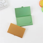Business Aluminum Alloy Business Card Box, Portable and Portable, Credit Card Box, Colorful Metal Small Business Card Holder