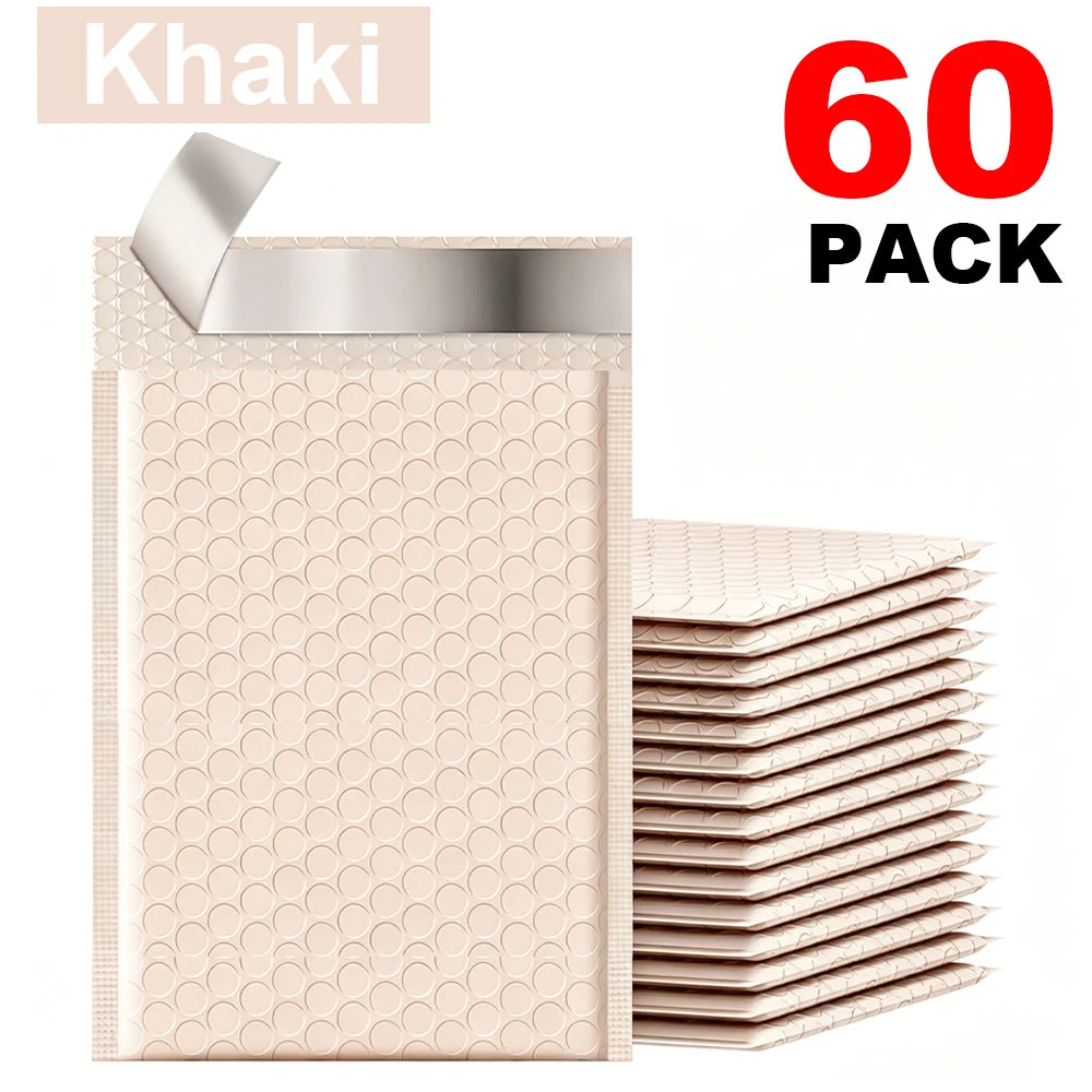 Self Adhesive Mailing Envelopes Bubble Padded Mailers 4 X 6 Inch Small Shipping Bags Waterproof Padded Envelopes for Packaging