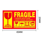 250Pcs/roll  Fragile Warning Sticker Care Shipping Special Tag Useful Shipping Express Label Handle With Care Keep