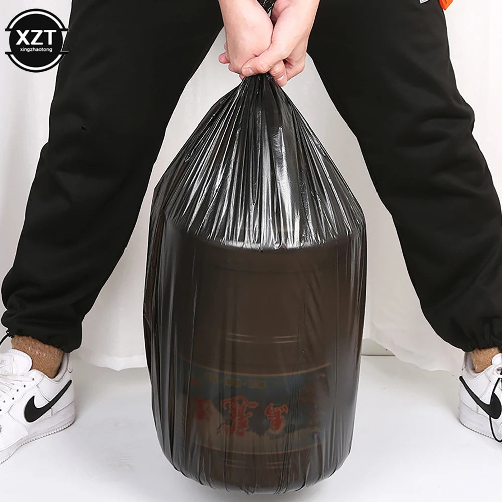 15 Packs/Roll Kitchen Garbage Bags 60x80cm Disposable Plastic Trash Bags Home Storage Bag Thickened Large Cleaning Waste Bag