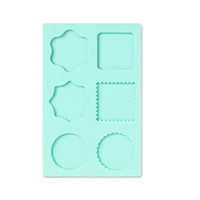 Wax Seal Stamp Silicone Mold Pad Multiple Sizes Sealing Wax Mould Mats Sealing Fix Shapes Envelope Invitation DIY Scrapbook Tool