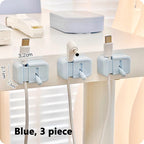 Cable Management Clip For Desk - Simple No-Drill Edge-Mounted Cord Organizer For Charging Cables And Data Wires.
