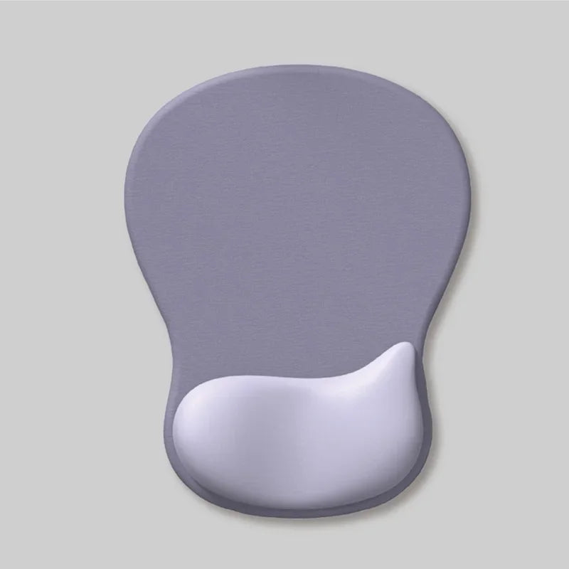 Ergonomic Gel Mouse Pad with Wrist Rest Support, Comfortable Gaming Mousepad with Non-Slip PU Base, Pain Relief Computer Desk Ma