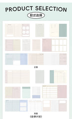 A7M5 Two Size 20Sheets Loose Leaf Inner Page Notebook Refill Spiral Weekly Monthly To Do Inside Paper Stationery