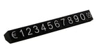 10pcs 9x6mm Adjustable Dollars Number Stand Watch Labels Cube Price Tags