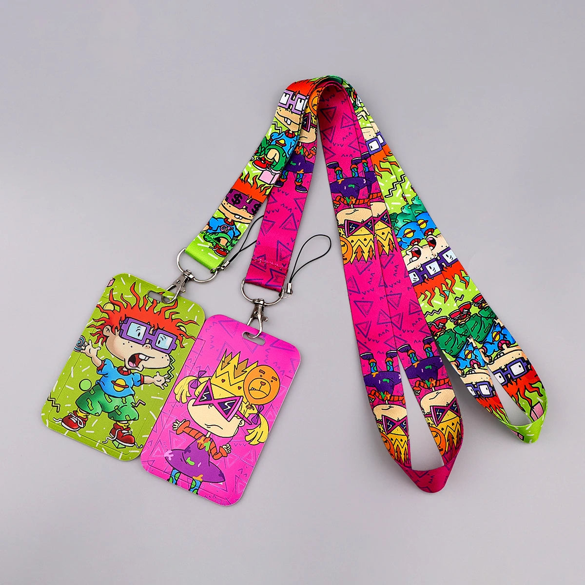 Animated Comedy Lanyard for Key Neck Strap ID Card Cell Phone Strap Badge Holder Hang Rope Keychain Accessories Gifts