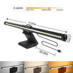 Monitor Screen Light RGB LED Desk Lamp Monitor Light Bar Computer Eye-Care Stepless Dimming Lighting Table Lamp for Work Gaming