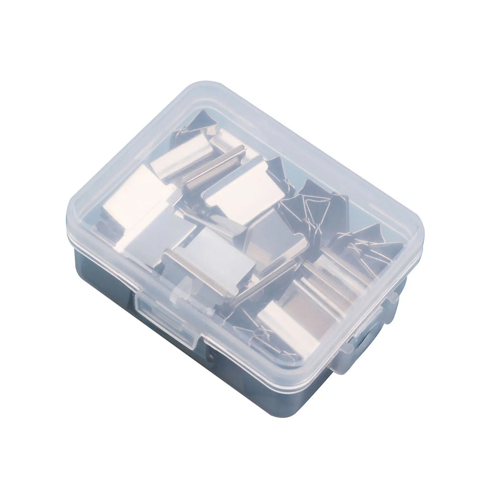 Push Stapler Binder Clips Paper Clamps Desktop Stapler Reusable Creative Stapler and Sraple Pins School Office Binding Supplies