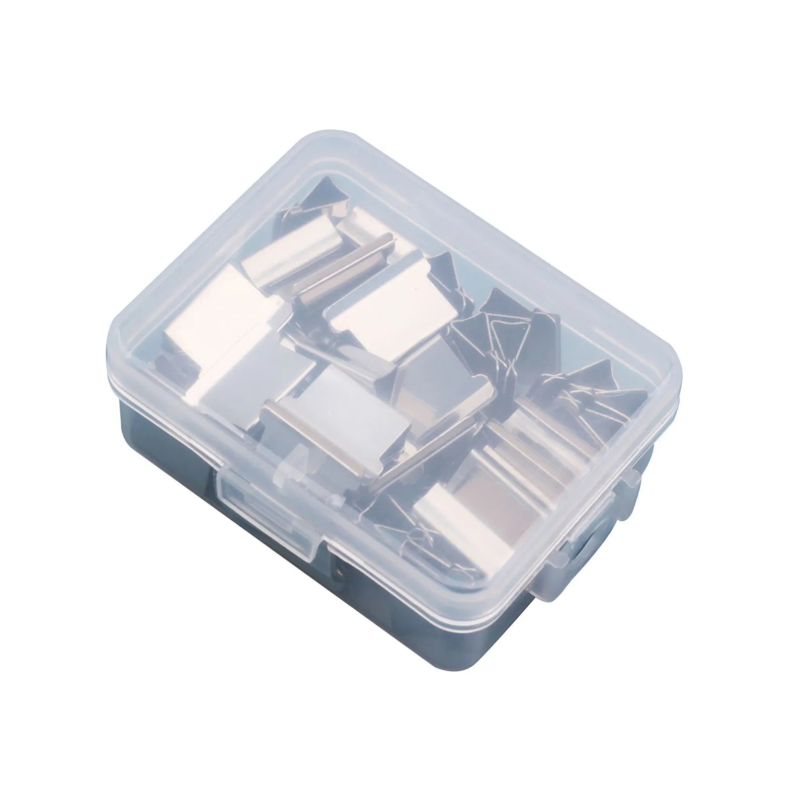 Push Stapler Binder Clips Paper Clamps Desktop Stapler Reusable Creative Stapler and Sraple Pins School Office Binding Supplies