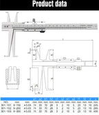 Double Internal Groove Digital Caliper 9-150mm Internal Groove Electronic Vernier Caliper Internal Hole Groove Diameter Caliper