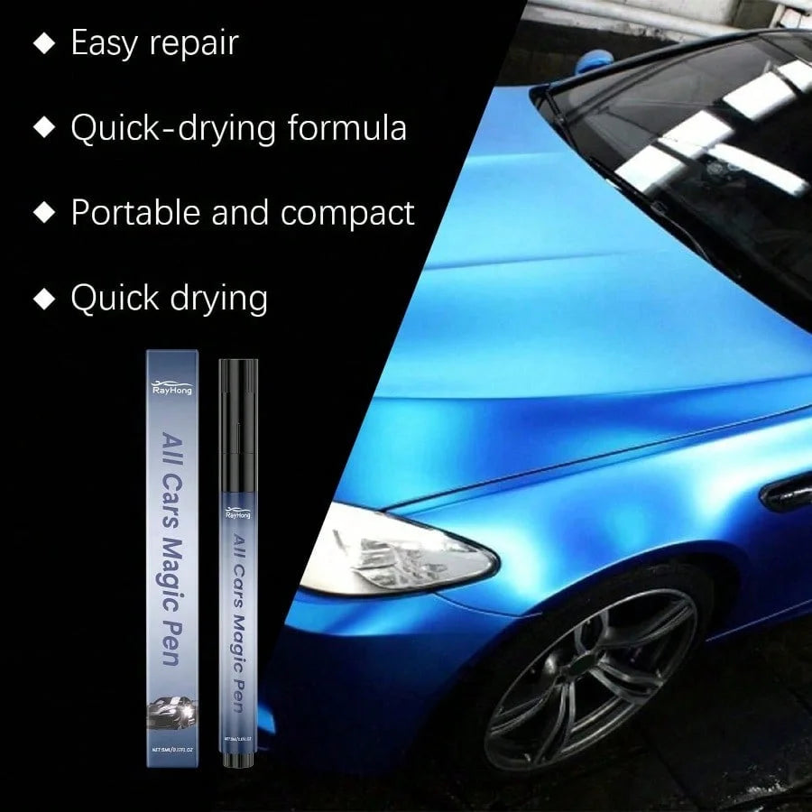 Car Scratch Repair Magic Pen, Universal Car Body Paint Scratch Remover, a Quick Car Scratch Repair and Maintenance Tool Suitable for Both Cars and Households.