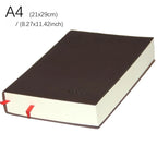 640 Page Horizontal Line/Grid /Blank Thick Business Notebook A4/A5 School Waterproof Leather Office Stationery Diary Notebook