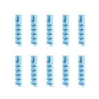 10pcs Cable Protector Silicone Charge Cable Spiral Winder Wire End Cord Savers Cover For Phone USB Charger Cable Accessories