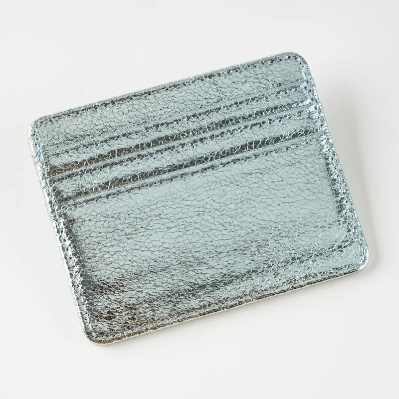 Women Thin Card Holder Wallet Lightweight Multi-Card Holder Case Pu  Leather Credit Card Money Coin Holder Purse Bag